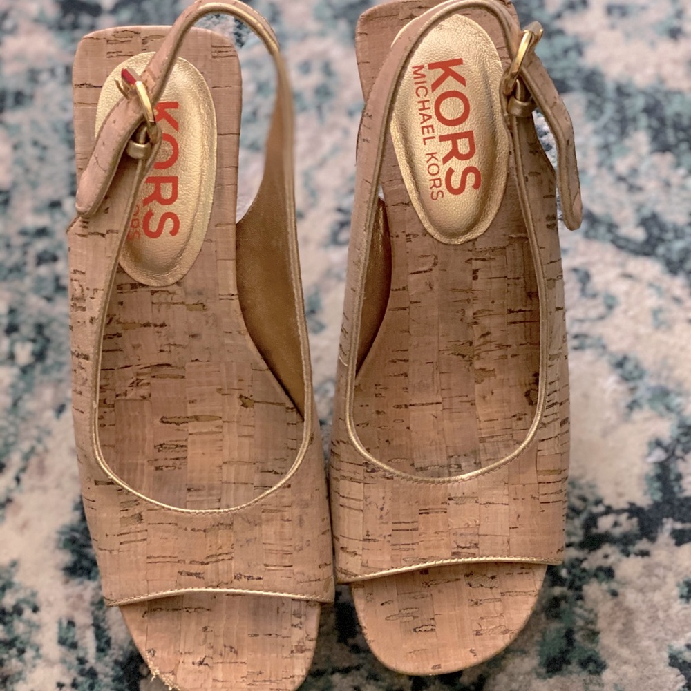 Michael Kors Cork Wedges - Picture 2 of 4